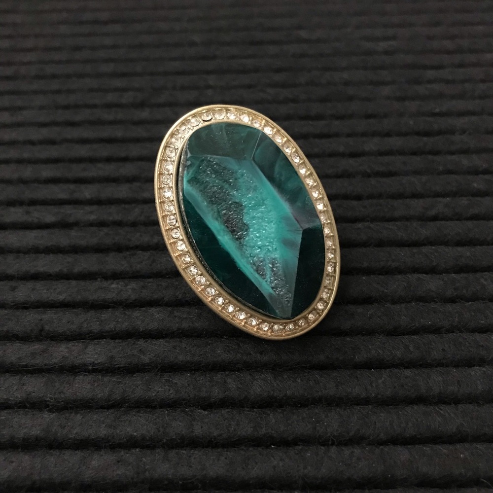 Statement stone ring